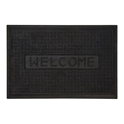 Orsina Welcome Patterned Rubber Doormat