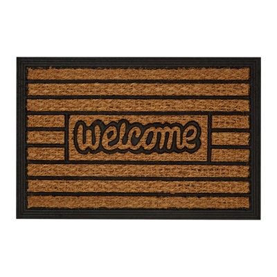 Orsina Welcome Panama Style Coir Doormat