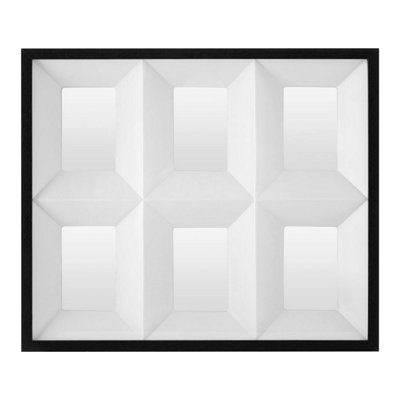Orsina 3D Box Design Square Collage Photo FramePicture Frame With Black BorderImage Holder With Sturdy Hooks from B&Q