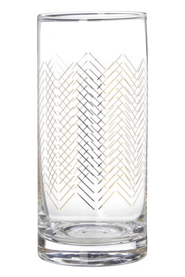 Orsina Set Of Four Jazz Highball Glasses from B&Q