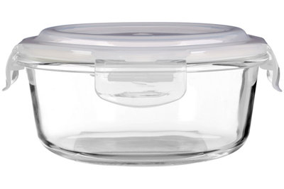 Orsina 620Ml Round Food Storage ContainerBpa-Free Pp White Lid Kitchen Food Storage ContainerFood Containers from B&Q