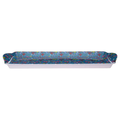 Orsina Floral Design Casey Sandwich TrayCurved Contemporary Dining TrayFunctional Breakfast Tray from B&Q