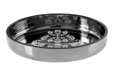 Orsina Elissa Silver Oval Soap Dish from B&Q