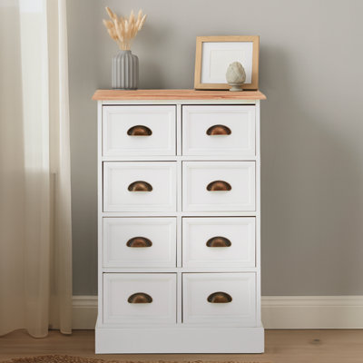 Orsina Stylish 8 Drawers ChestModern Chest Of Drawers For LivingroomSleek Minimalist Storage Chest For Lounge from B&Q