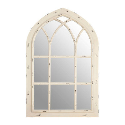 Orsina Saki Minimal Frame Modern Wall Mirror from B&Q