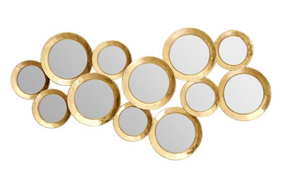Orsina Marcia Gold Finish Wall Mirror from B&Q
