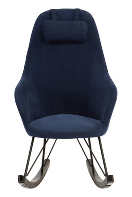 Orsina Kolding Blue Fabric Rocking Chair from B&Q