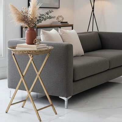 Orsina Reza Folding Tray Table from B&Q