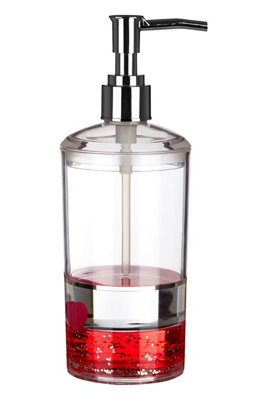 Orsina Acrylic Hearts Moisturizer Dispenser from B&Q