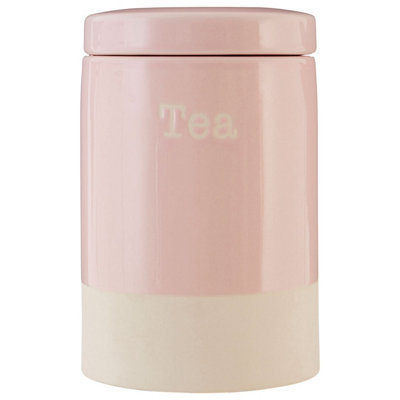 Orsina Jura Pink Tea CanisterSingle Canister from B&Q