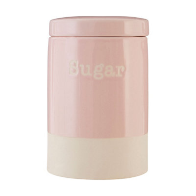 Orsina Jura Pink Sugar CanisterSingle Canister from B&Q