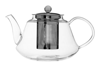 Orsina High Borosilicate Curved 1200Ml Teapot from B&Q