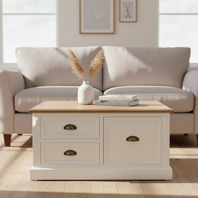 Orsina Sturdy Coffee TableWooden Top Decorative Coffee Table For LivingroomDurable Modern Coffee Table from B&Q