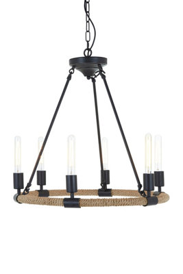 Orsina 6 Bulb Elegant Chandelier from B&Q