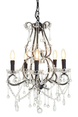Orsina Kensington Townhouse 5 Bulbs Chandelier. from B&Q