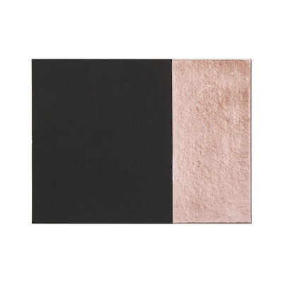 Orsina Set Of Four Dipped Black And Rose Gold PlacematsContemporary Heat Resistant Dining Mats from B&Q