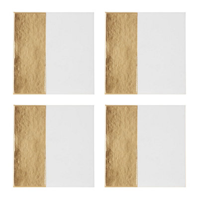 Orsina Set Of Four Dipped Jade And Silver PlacematsContemporary Heat Resistant Dining Mats from B&Q