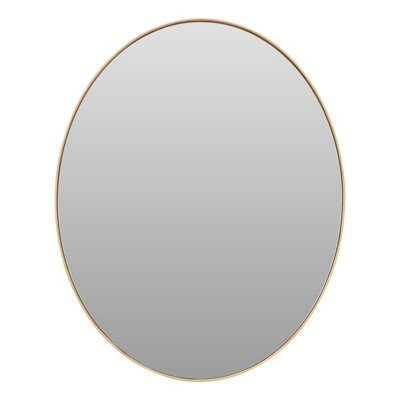 Orsina Helen Large Gold Finish Oval Wall Mirror from B&Q