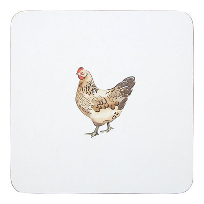 Orsina Mrs Henderson Cork CoastersSet Of 4 from B&Q