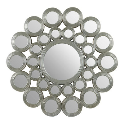Orsina Maris Silver Wall Mirror from B&Q