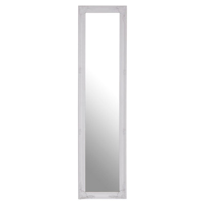 Orsina Elizabeth White Wood Floor Standing Mirror from B&Q