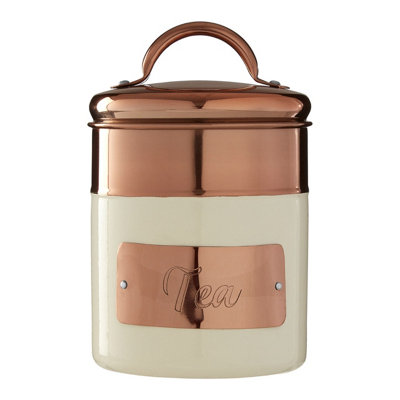 Premier Housewares Interiors By Premier Prescott Charcoal And Copper Utensil Holder from B&Q