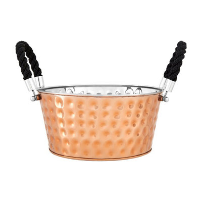 Orsina Miressa Large Copper Finish Party Bucket from B&Q