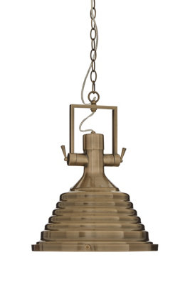 Orsina Medium Brass Pendant Light from B&Q