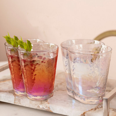 Orsina Aurora 345Ml Glass Tumblers from B&Q