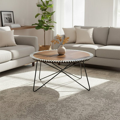 Orsina Artisan Acacia Wood Coffee Table. from B&Q
