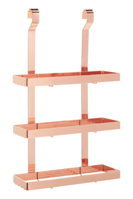 Premier Housewares Sorello Rose Gold Three Level Hanging Rack from B&Q