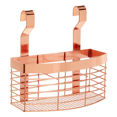 Orsina Sorello Rose Gold Hanging Storage Basket from B&Q