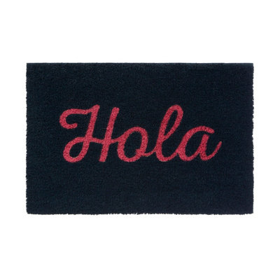 Orsina Neon Hola Welcome Text Doormat