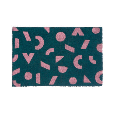 Orsina Shapes Patterned Coir Doormat