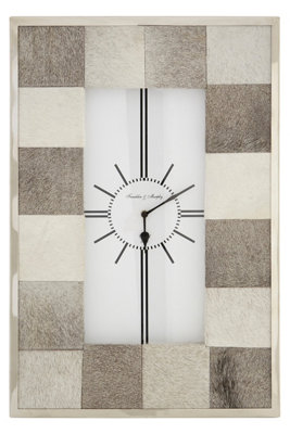 Orsina Modern Patchwork Wall ClockDurable Stainless Steel Wall Clock For BedroomEasy To Read Kitchen Clock from B&Q