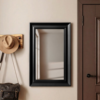 Orsina Urban Matte Black Wall Mirror from B&Q