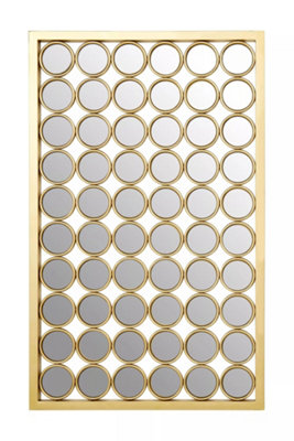 Orsina Meissa Silver Trim Framed Wall Mirror from B&Q