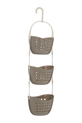 Orsina Dara 3 Tier Grey Shower Caddy from B&Q