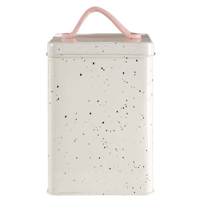 Orsina Small Storage CanisterCharming Ceramic Jar With Heart Motif And Airtight LidIdeal For TeaCoffee, from B&Q