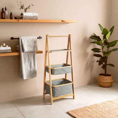 Orsina Compact 3 Tier Storage UnitFoldable Design Slim Drawer Cabinet For LivingroomFunctional Storage Unit from B&Q