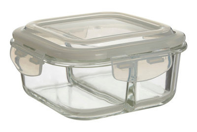 Orsina 800Ml Square Food Storage ContainerBpa-Free Pp White Lid Kitchen Food Storage ContainerFood Containers from B&Q