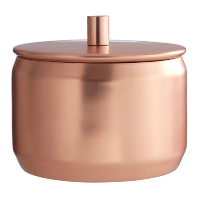 Orsina Madison Shine Copper Finish Storage CanisterSingle Canister from B&Q