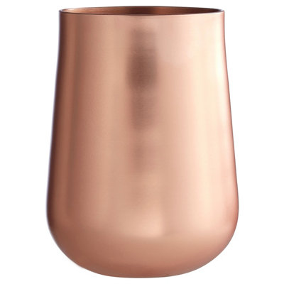 Orsina Shine Copper Finish TumblerNon-Corrosive Stainless Steel DrinkwareBathroom CupShiny Water Tumbler from B&Q