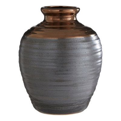 Orsina Zamak Large Barrel Vase from B&Q