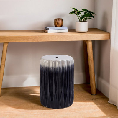 Orsina Robust Azul Table And StoolStylish Table For Kids RoomCeramic Constructed Stool Table For Kids Bedroom from B&Q