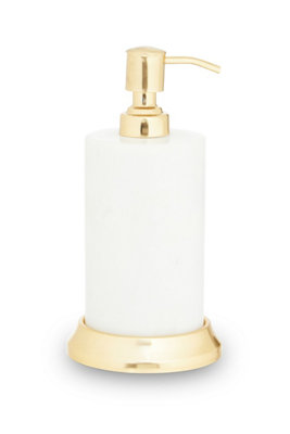 Orsina White Marble Moisturizer Dispenser from B&Q