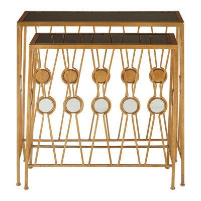 B&Q -  Interiors By Premier Durable Set Of 2 Rectangular Console TablesStylish Hallway TableEasily Maintained Modern Console Table