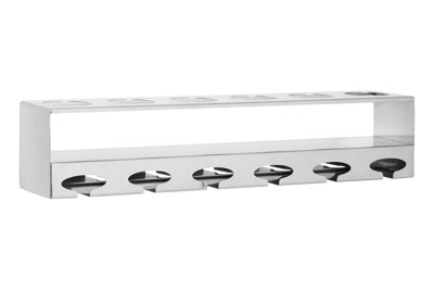 Orsina Elegant 6 Bottle Silver Finish Wine RackSpace Saving Wine Bottle Rack For CupboardStylish Wine Rack from B&Q