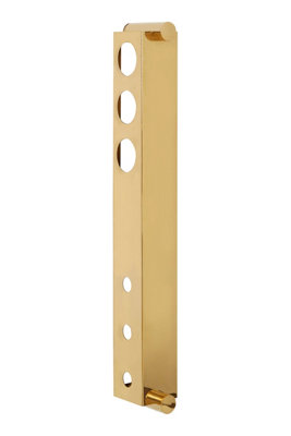 Orsina Space Saving 6 Bottle Gold Finish Vertical Wine RackElegant Bottle Rack For CupboardStylish Wine Rack from B&Q