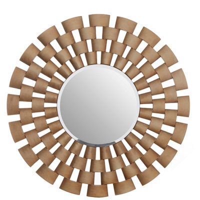 Orsina Geela Wall MirrorSilverGlassWood from B&Q